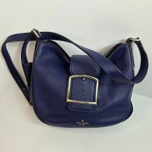 kate spade Slouchy Smile Style healy lane lilith crossbdy royal blue leather Bag